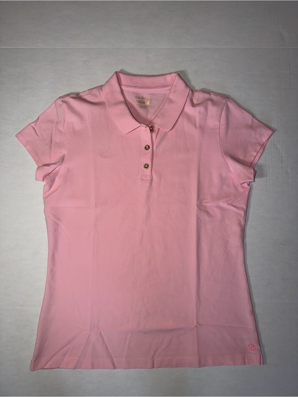 Lilly Pulitzer Light Pink Short Sleeve Polo